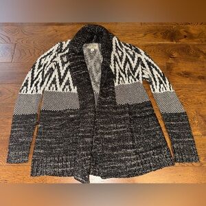 Lucky Brand Stargazer Wool Open Cardigan - size Small